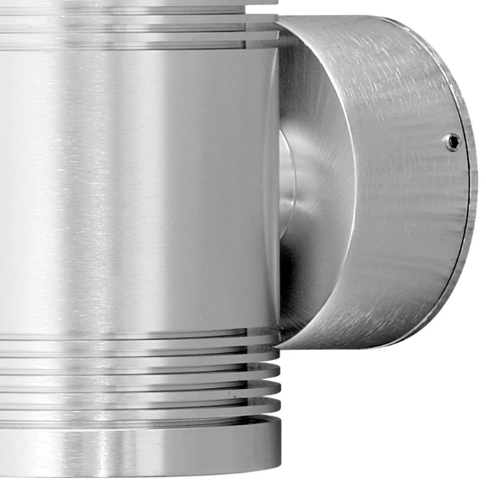 Led wandspot Monza 2x6w - 3000K 14cm metaalgrijs KonstSmide 7318307931310