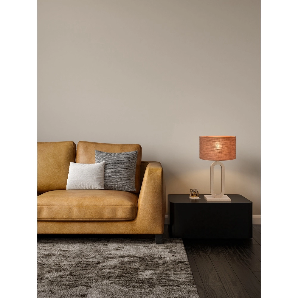 Tafellamp Sino Loop 54cm licht hout Masterlight