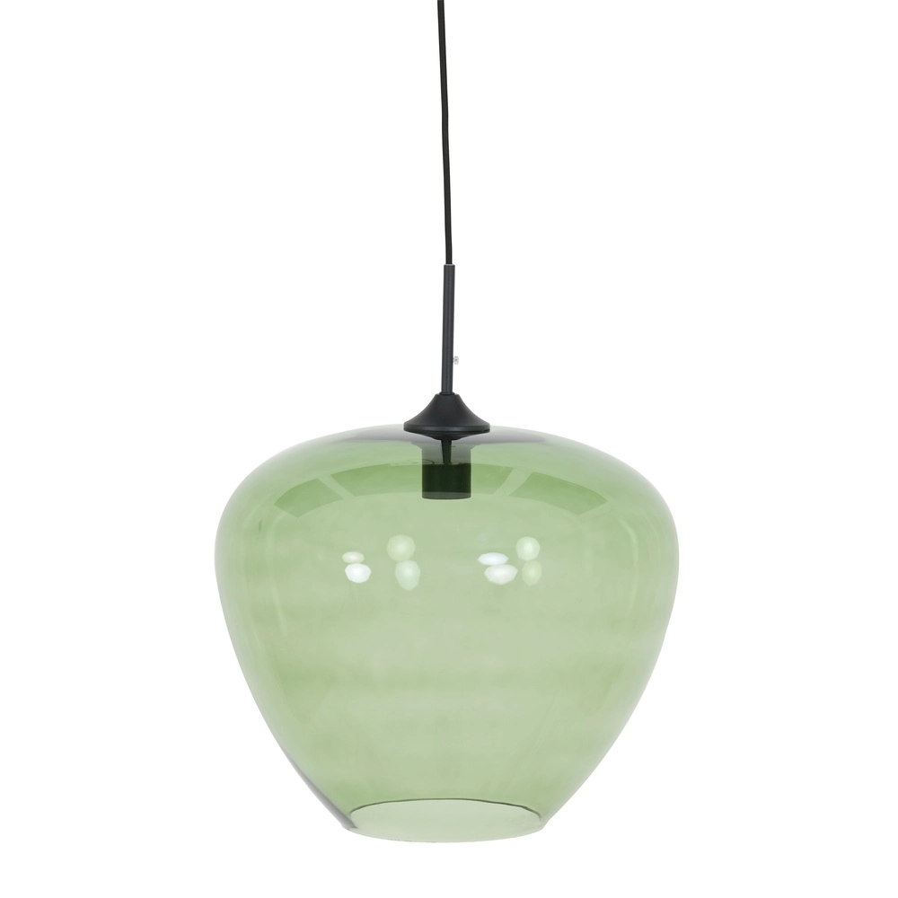 Glazen hanglamp Mayson Ø 40cm - groen glas