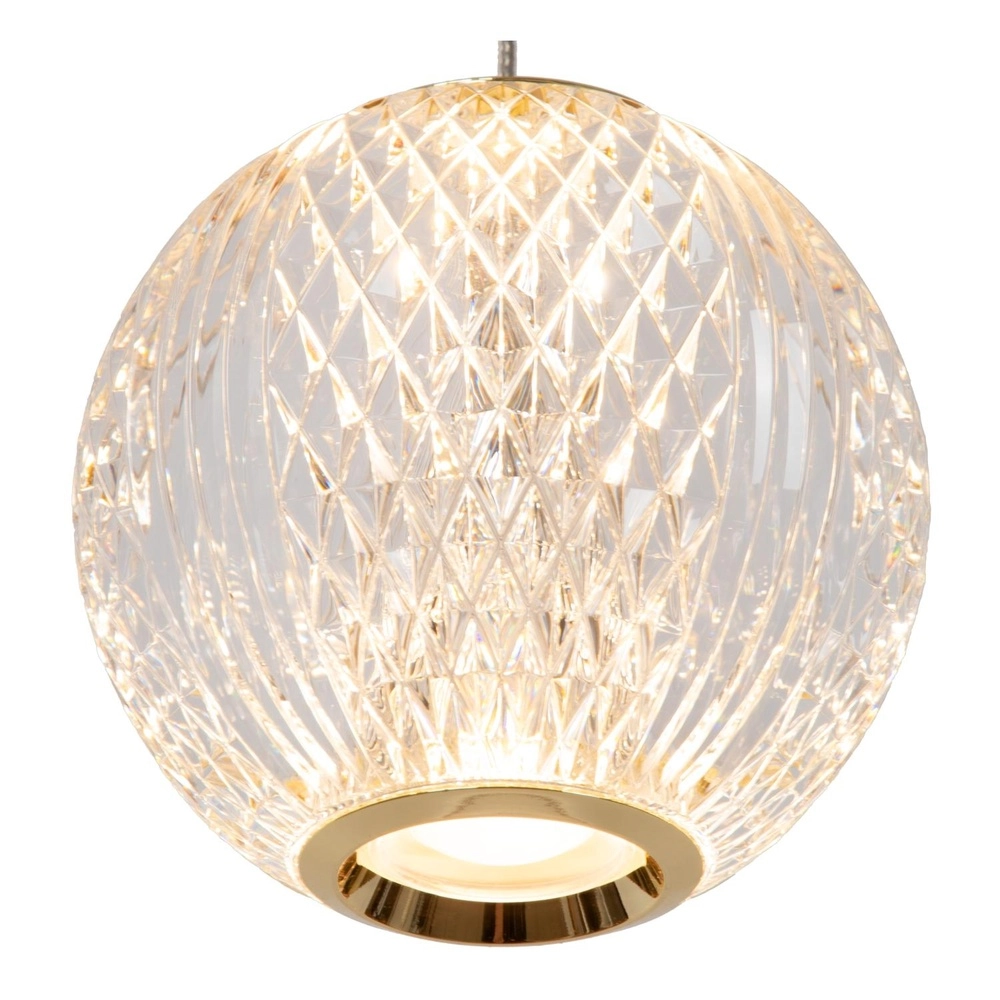 Gouden hanglamp Cintra 3-lichts Lucide 5411212134387