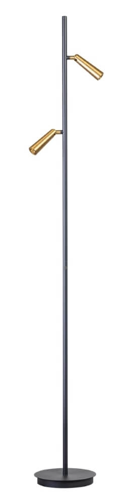 Design vloerlamp Barry 2-lichts Design vloerlamp Barry 2-lichts