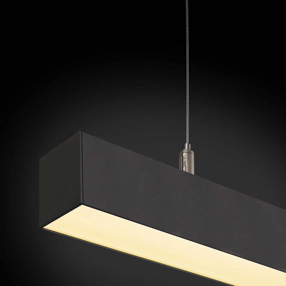 Hanglamp design Q-Line dimbaar 142cm zwart SLV 4024163196116