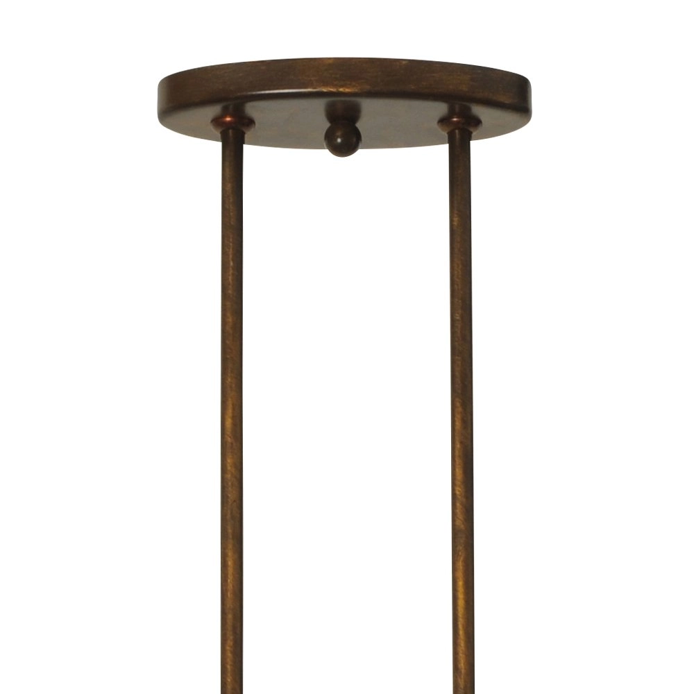 Eetkamer hanglamp Bolzano 2-lichts bronsbruin Masterlight 8718121008325