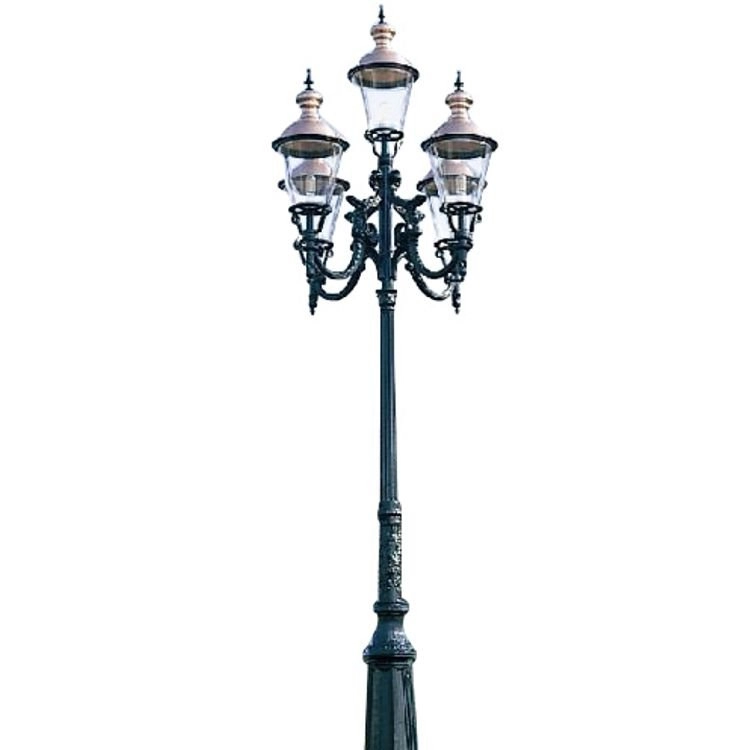 Buitenlantaarn Toronto 5-lichts - zwart