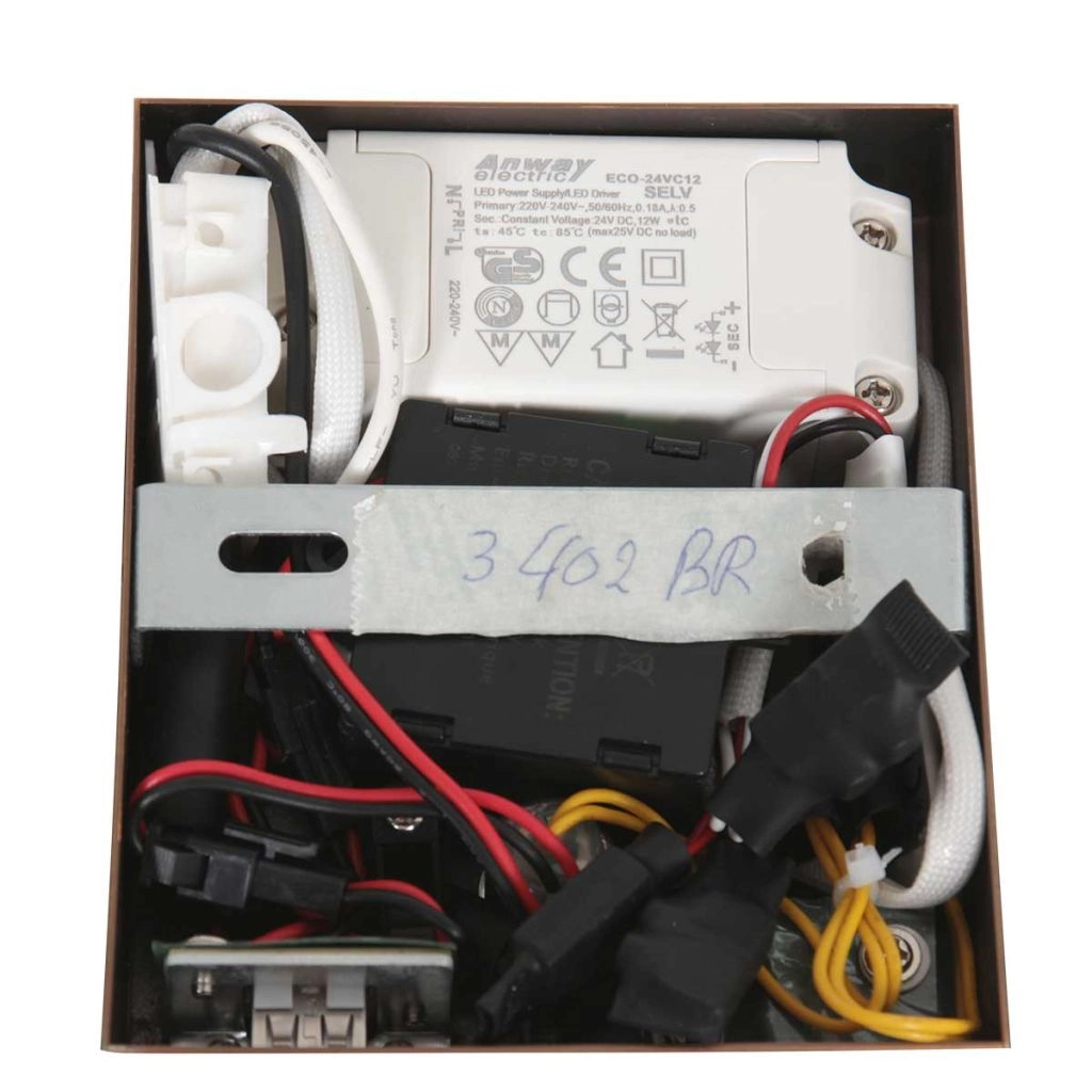 Wand leeslamp Retina brons Steinhauer 8712746165081