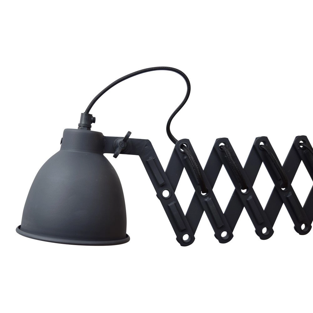 Schaarlamp Harmonica vintage zwart Urban Interiors 8719325171358