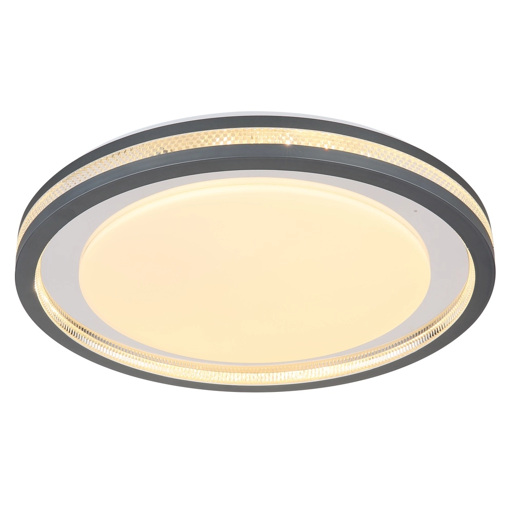 Design plafondlamp Terpsa zwart met wit Globo 9007371445974