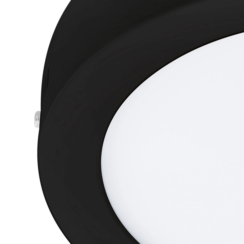 Plafonnière Zigbee Fueva-Z Ø 21cm zwart Eglo 9008606225644