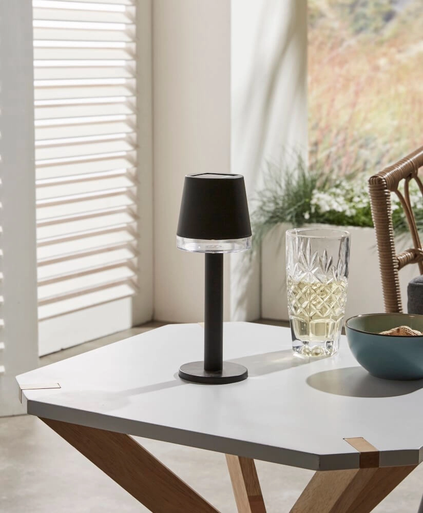 Zwarte tafellamp Cala Dor set van 2 Luxform 8719099202869