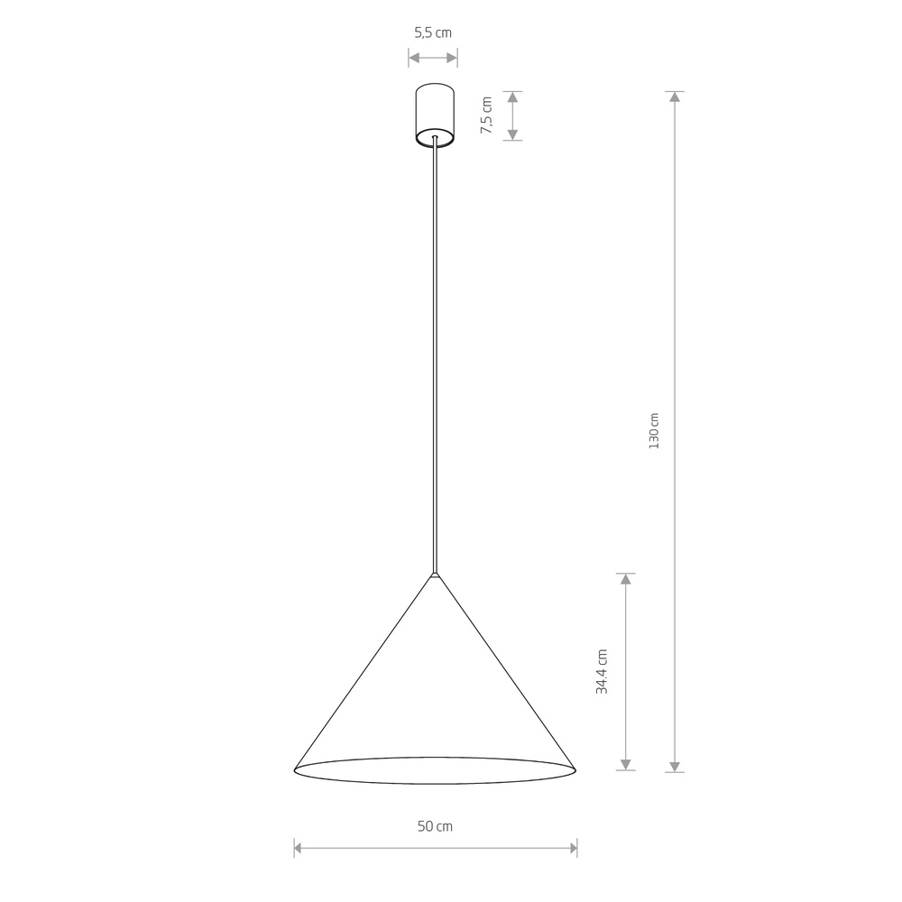 Design hanglamp Zenith terracotta Ø 50cm Lyora 5903139114837