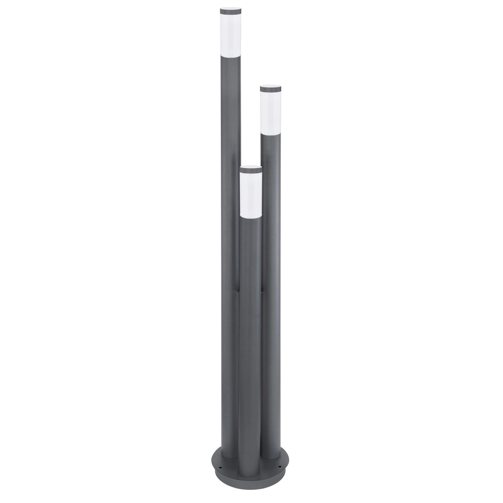3-lichts tuinlamp Boston antraciet Globo 9007371414727