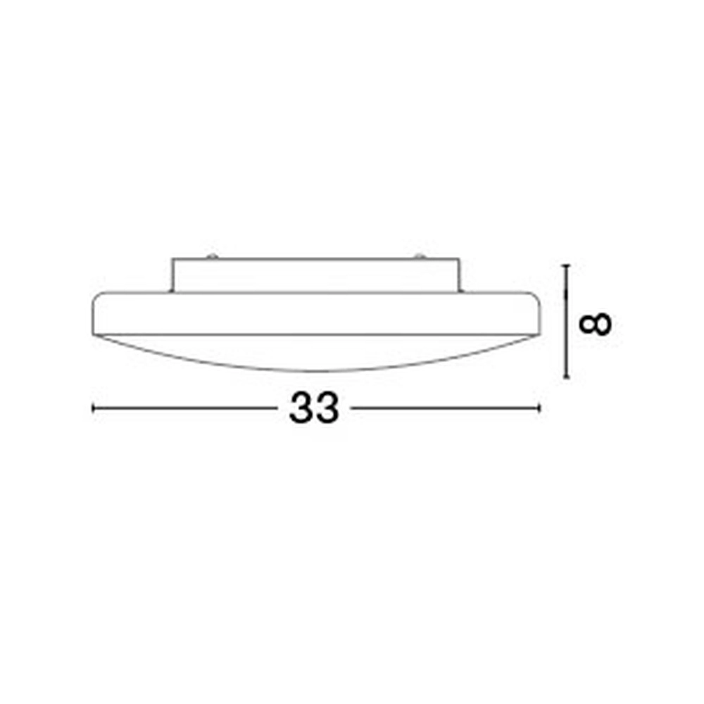 Plafondlamp Ivi Ø 33cm wit Lyora 5212017405777