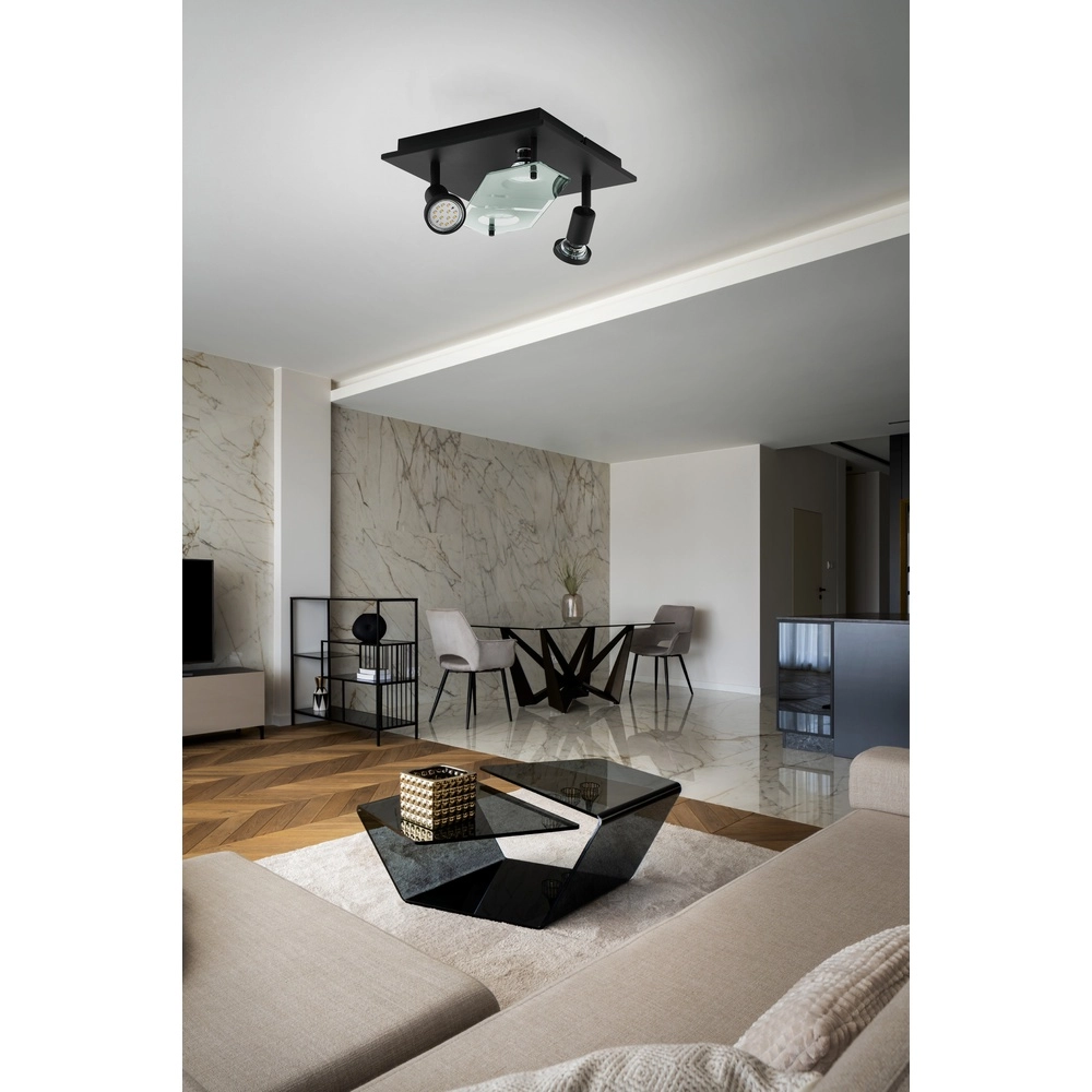 Plafondlamp Cabo 2 zwart Eglo 9002759752170