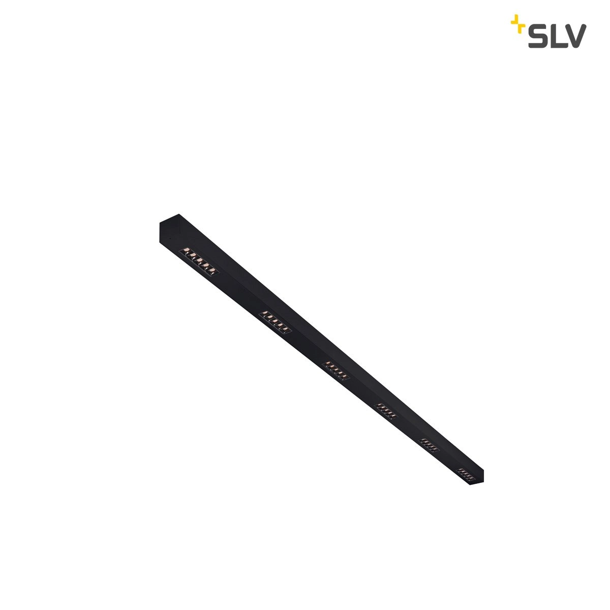 Plafondlamp Q-Line 200cm - 3000K zwart SLV 4024163189842
