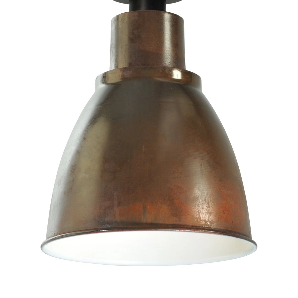 Landelijke industrie hanglamp Industria 27 koperbruin met zwart Masterlight 8718121232478