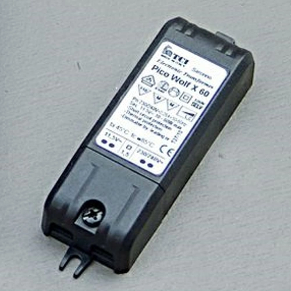 Transformer 12V - 60W zwart