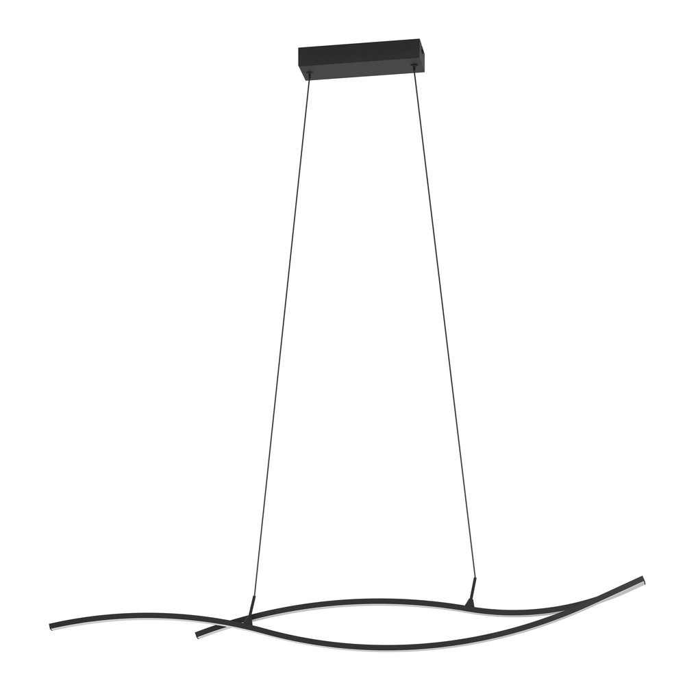 Chique led hanglamp Grisolia 115cm - zwart