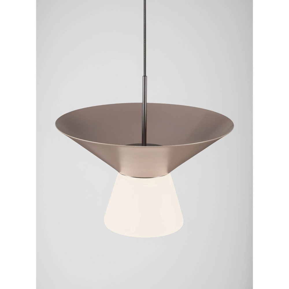 Design hanglamp Baris bruin Ø 22cm Lyora 5212017495266