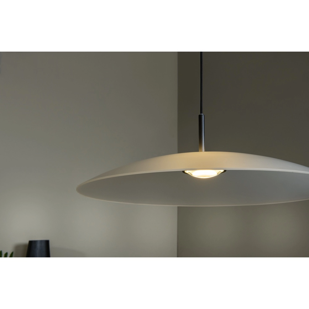 Strakke hanglamp Menga Ø 60cm wit glas Premium by Lucide 5411212251152