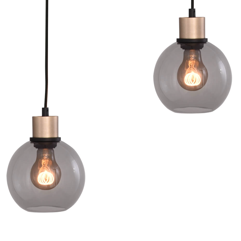 Hanglamp Lazise 5x Ø 15cm goud Masterlight 8718121302997