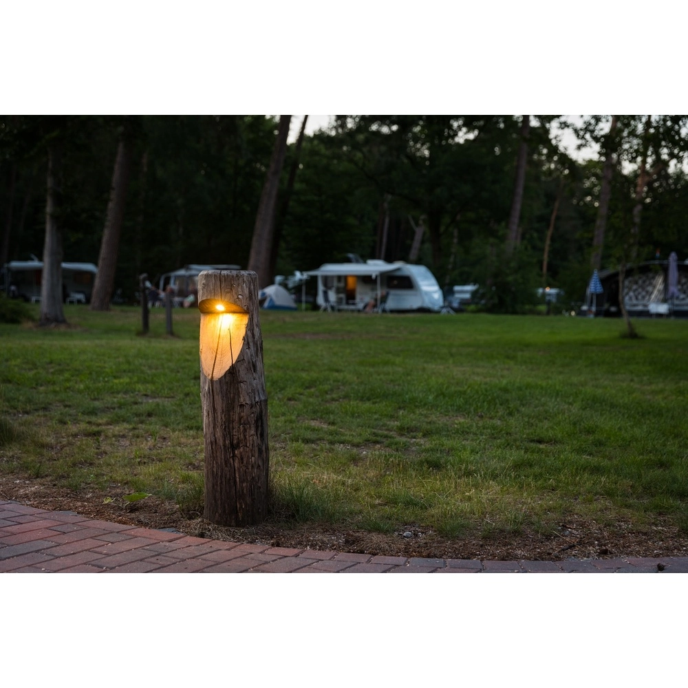 Houten padverlichting Bosco Kastanje - 65cm - 2700K