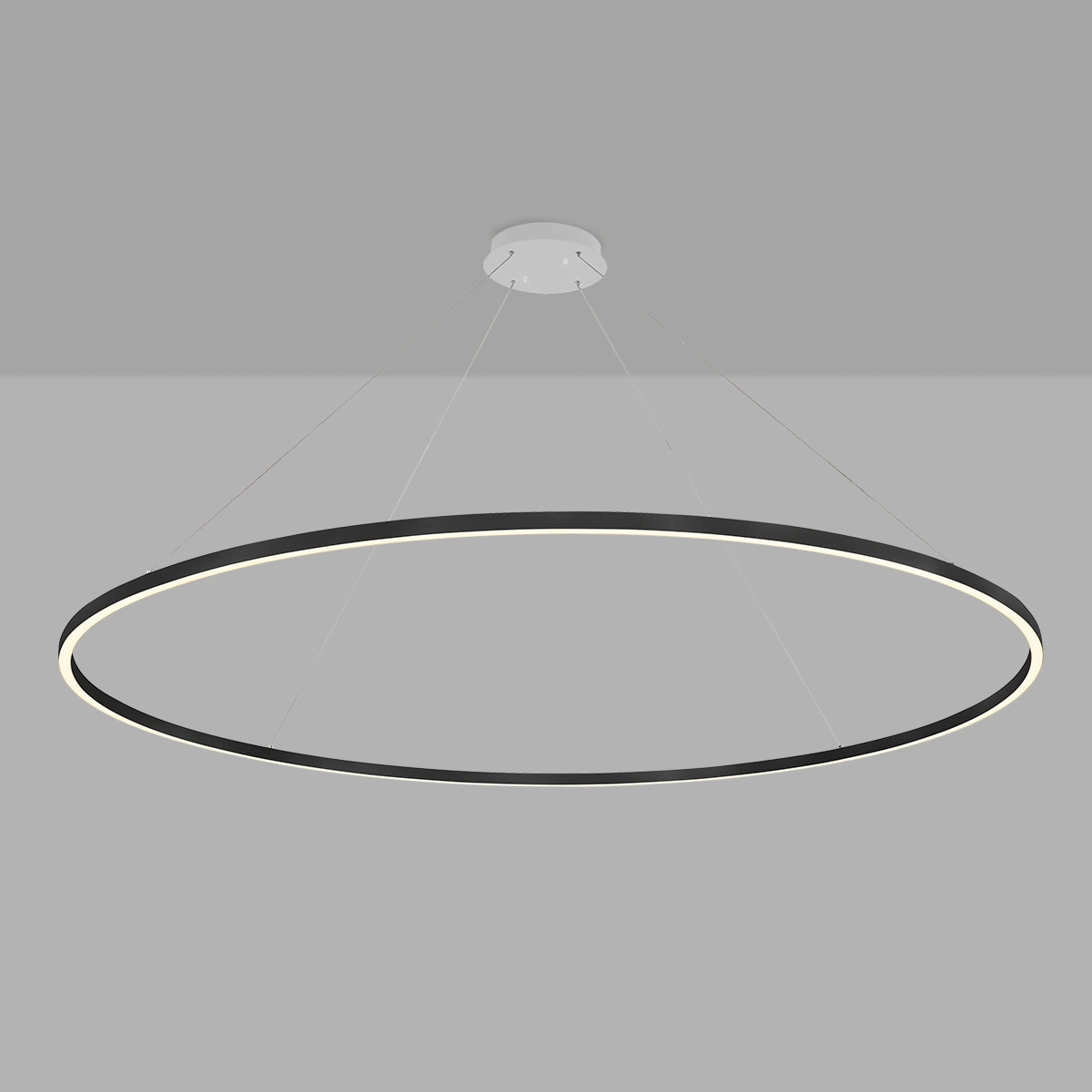 Design hanglamp Compass Ø 200cm zwart