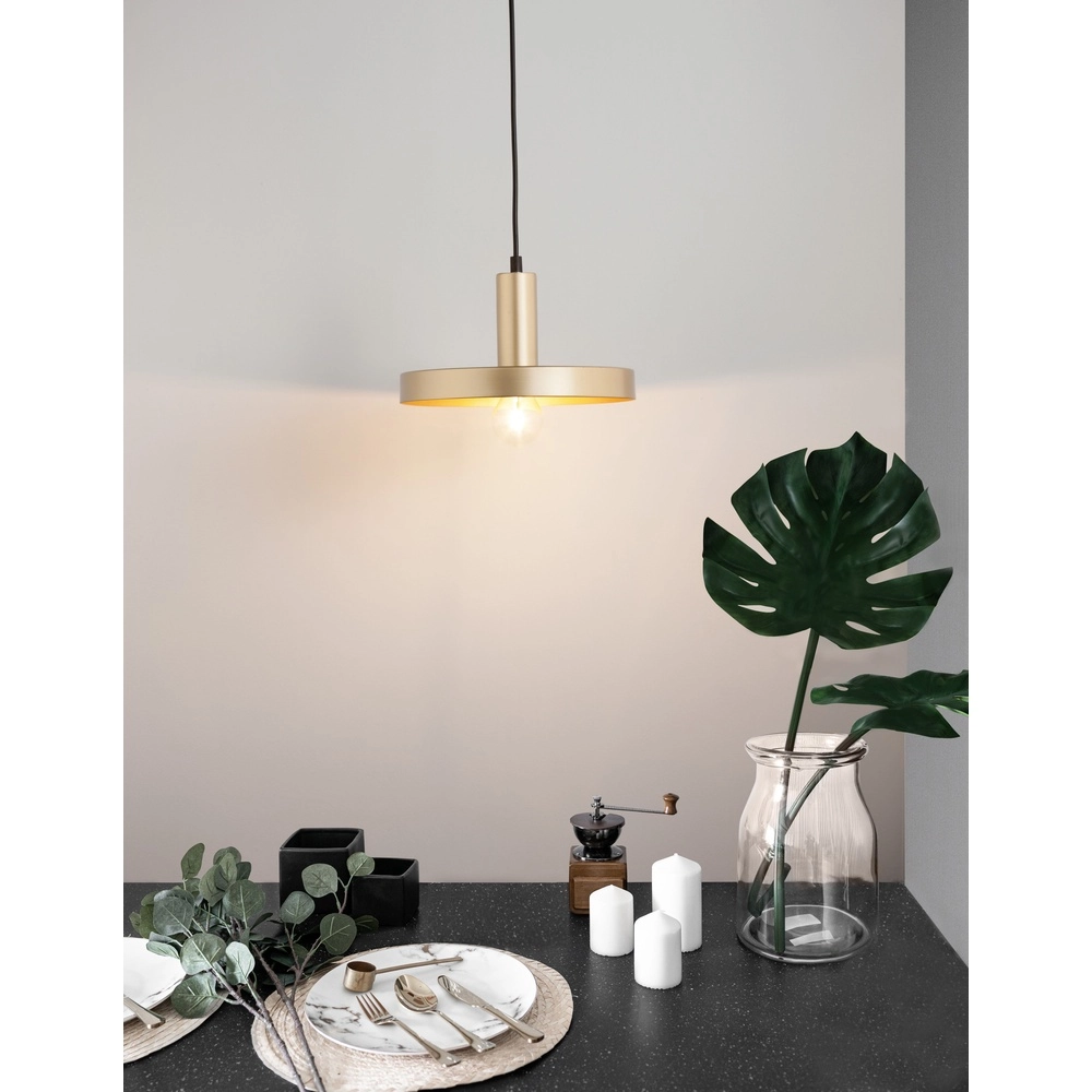 Design hanglamp Garni enkel goud Lyora 5212017420787