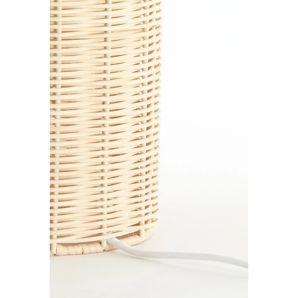 Rotan schemerlamp Mandor Ø 28,5cm - donker rotan Light & Living 8717807820541