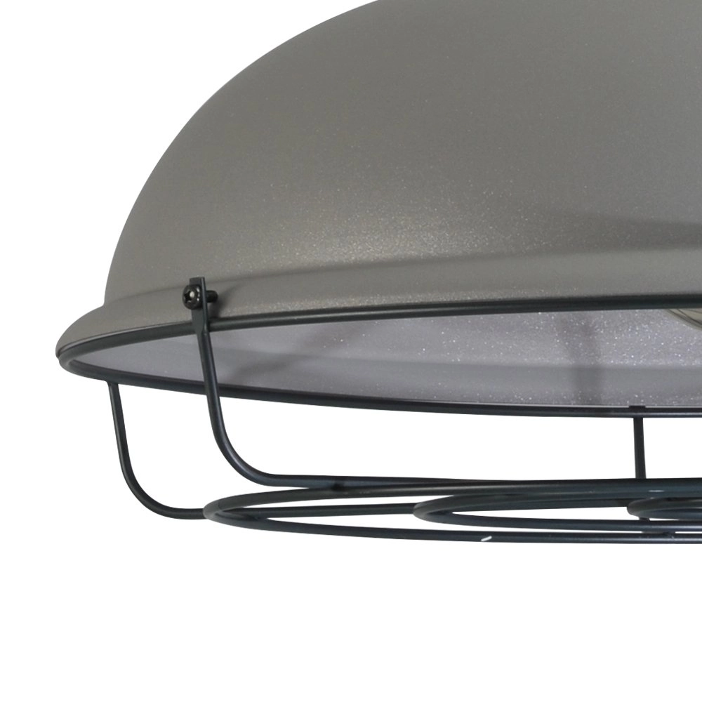 Betongrijze industrie wandlamp Industria 73cm diep Masterlight 8718121233260