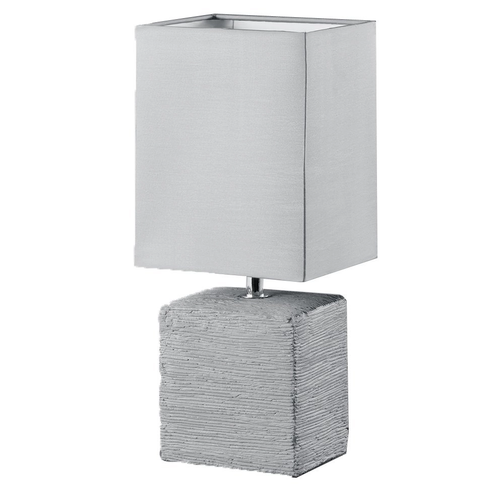 Vierkante schemerlamp Ping grijs Vierkante schemerlamp Ping grijs