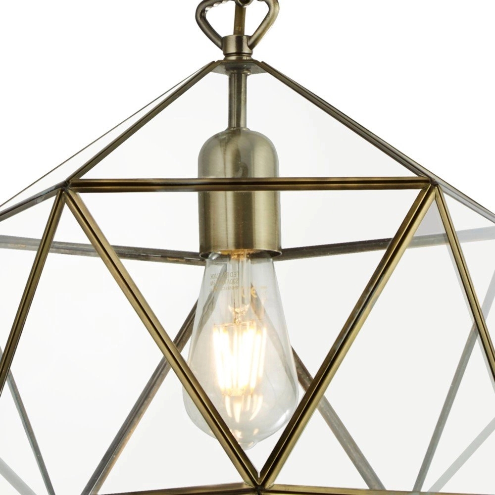 Landelijke hanglamp Lanterns Searchlight 5053423134772