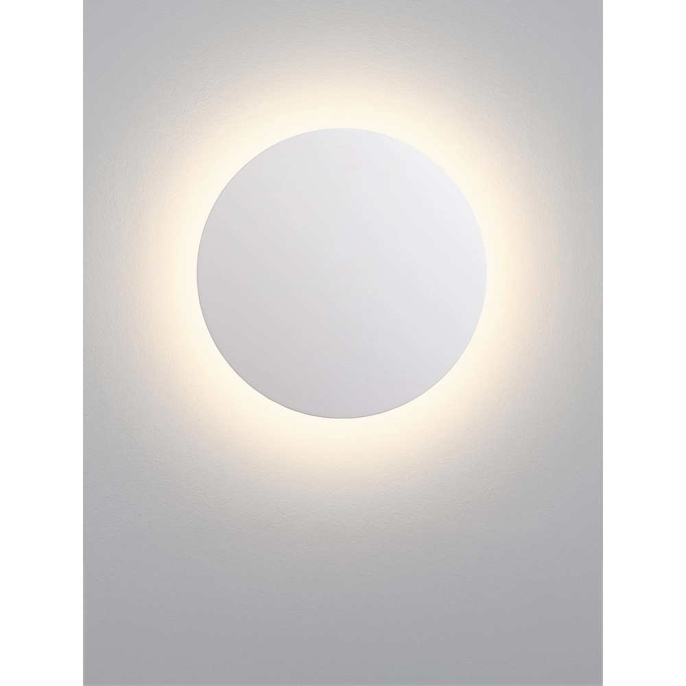 Ronde wandlamp Copper wit Ø 24cm Lyora 5212017447357