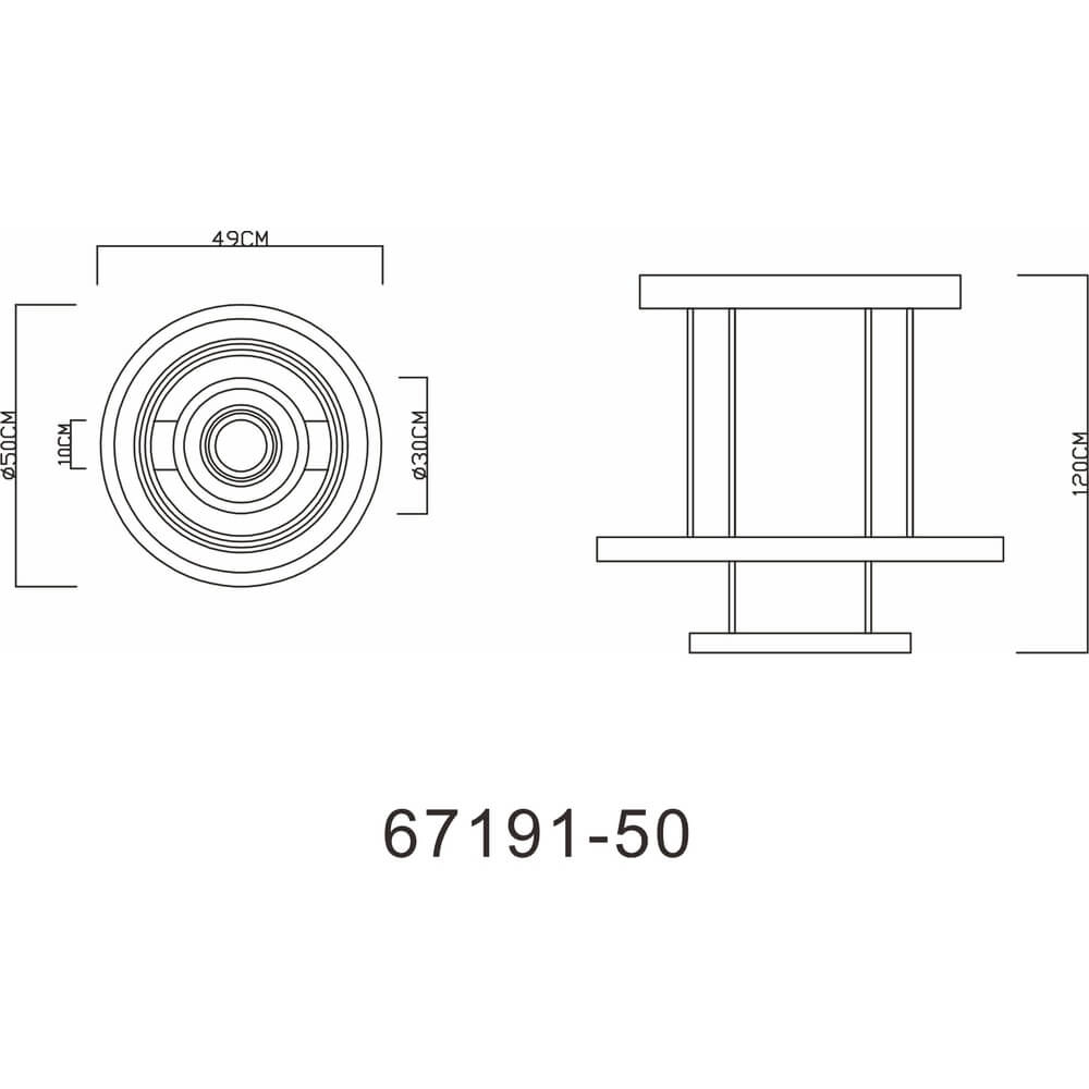 Hanglamp design Blasius Ø 50cm Globo 9007371422630