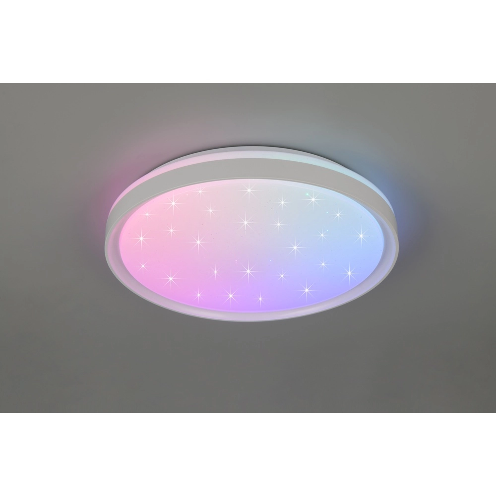 Plafonniere Solit wit met sterreneffect Trio 4017807659535