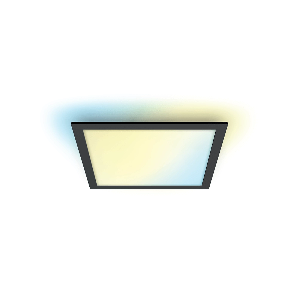 Plafonnière Panel zwart - 12W