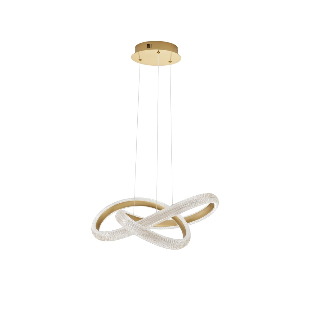 Hanglamp Medora krul goud 52,5cm Lyora 5212017433428