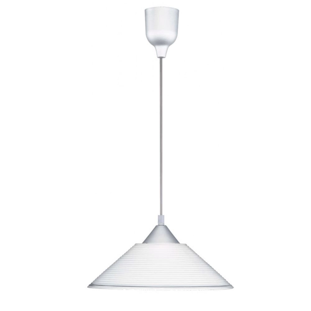 Moderne Hanglamp Met Kap Series 3014 wit Trio 4017807195422
