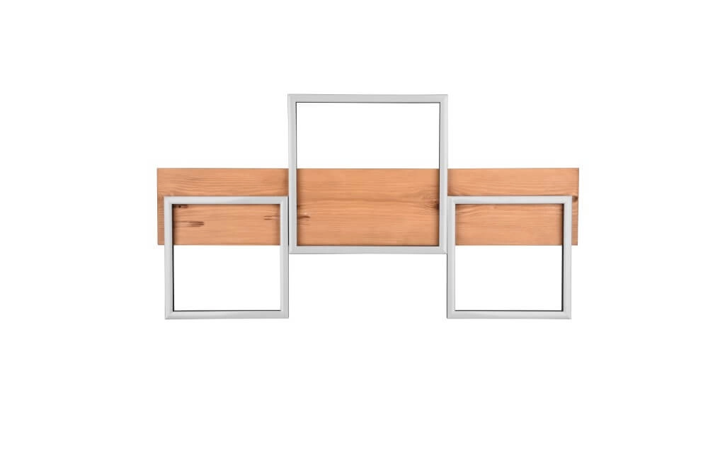 Houten led plafondlamp Harper 3-lichts Trio 4017807524994