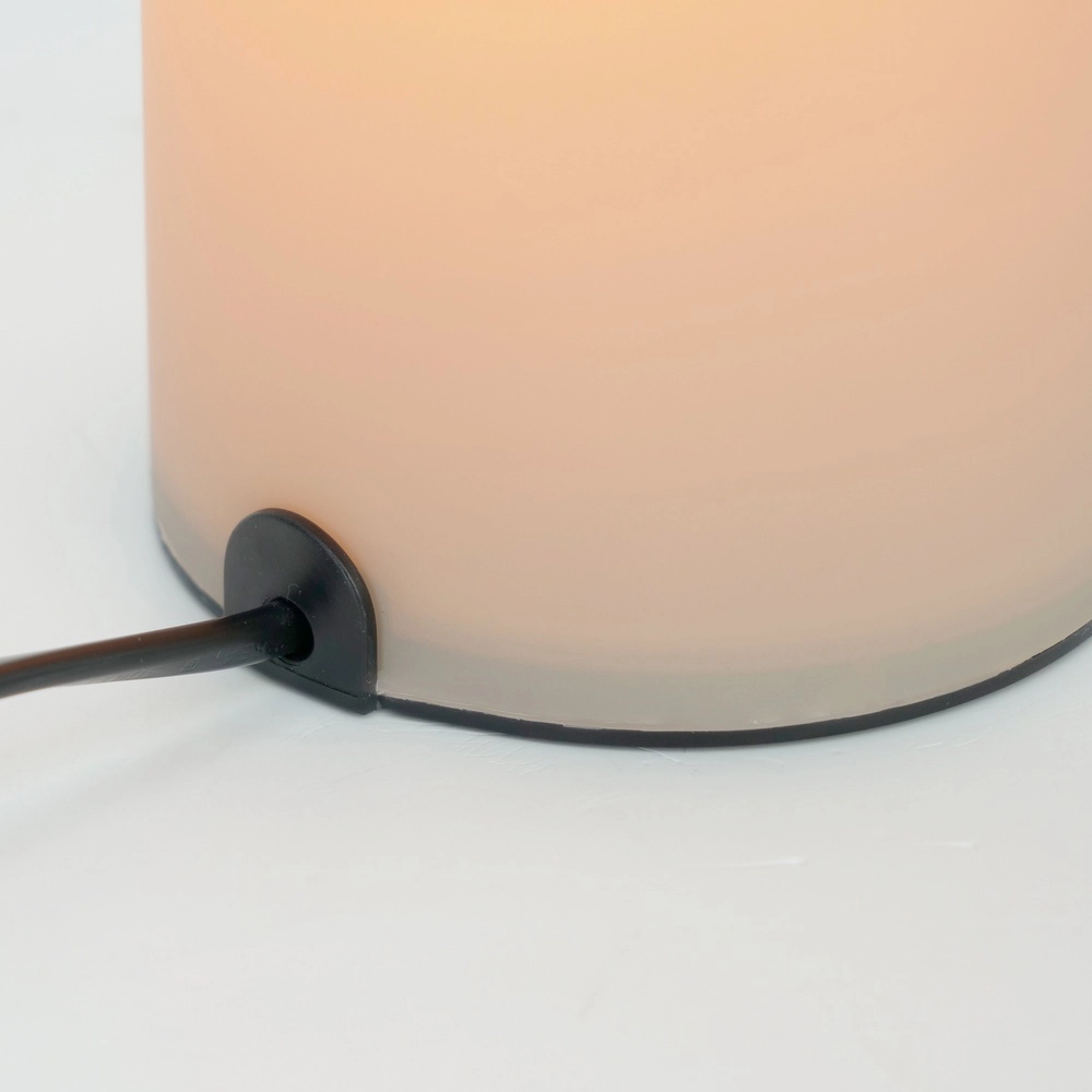 Nachtkastlamp Geo frosted wit glas Eglo 9008606304349