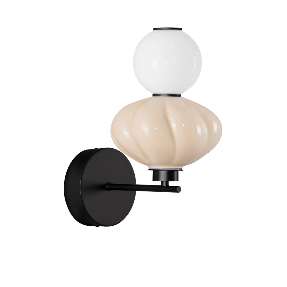 Wandlamp Oneta wit - beige