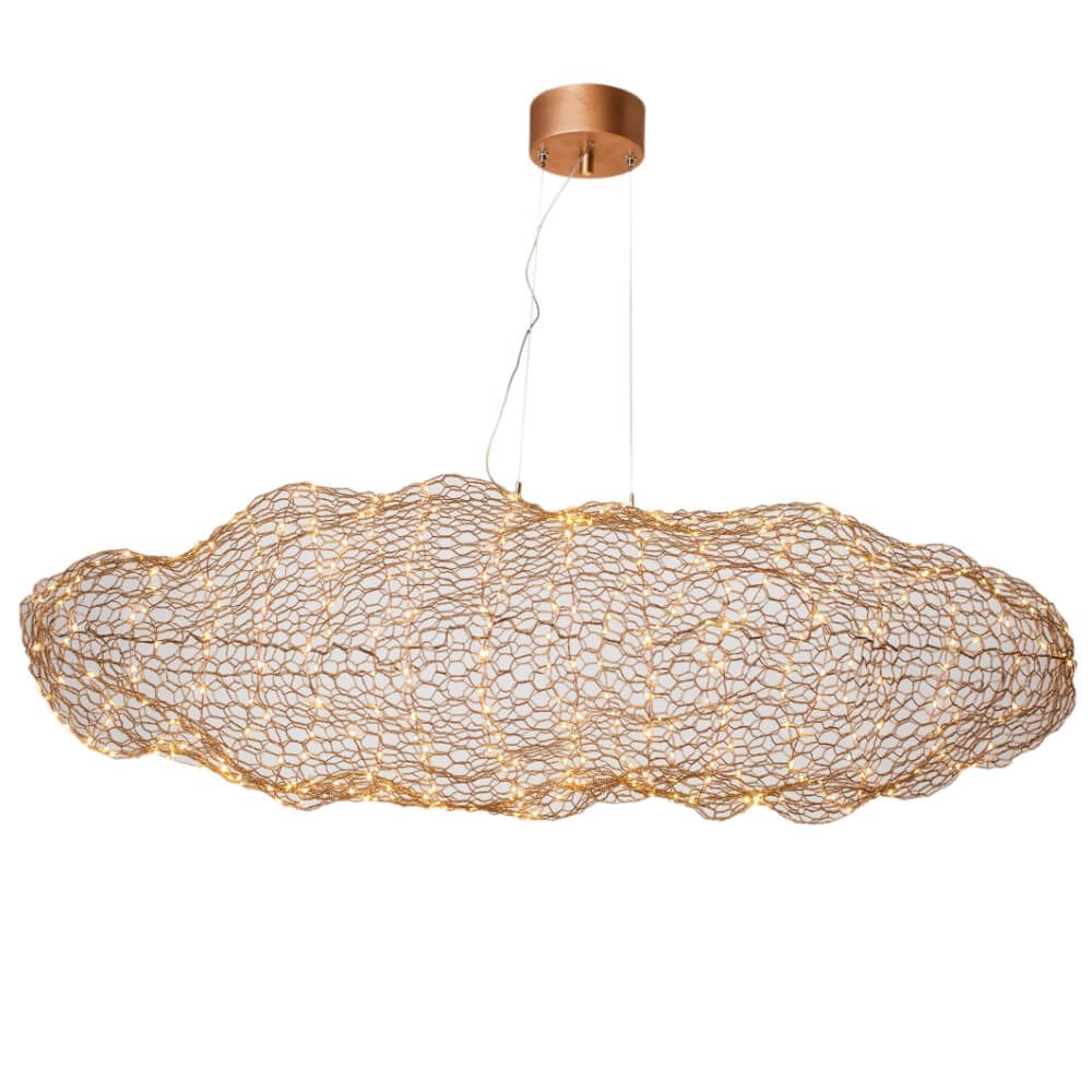 Hanglamp Hayden goud 50cm