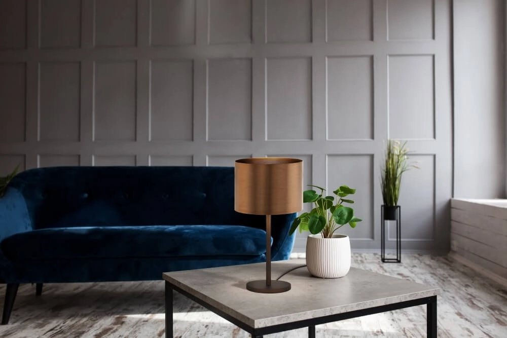 Roodkoperen tafellamp Saganto 1 Stars of Light 9002759393946