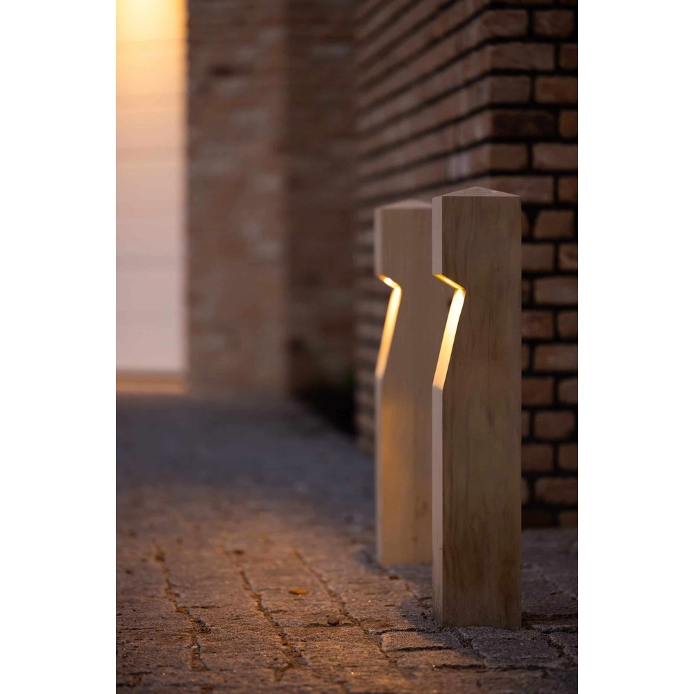 Houten padverlichting Eye 100 Accoya - 10x10x90cm - 2700K Timberlab 8716803513754