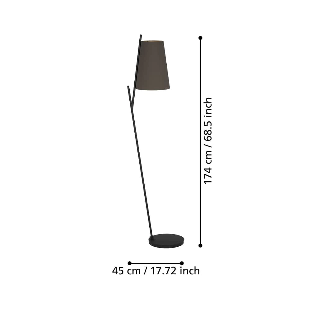 Cappuccino vloerlamp Petrosa Stars of Light 9008606238194