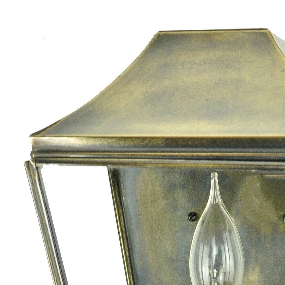 Landelijke muurlamp Knightbridge 28cm - gepoetst goud (PBUL) Limehouse