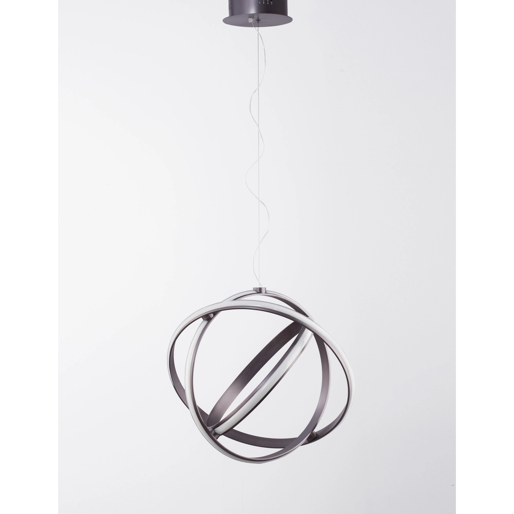 Hanglamp Pertone S Ø 50cm zwart met paarse gloed Lyora 5212017419699