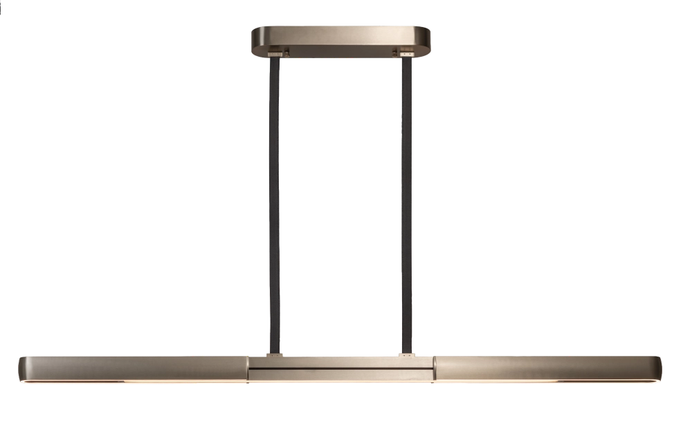 Verstelbare hanglamp Bella 120-180cm breed - gun metal ETH 8720195312680