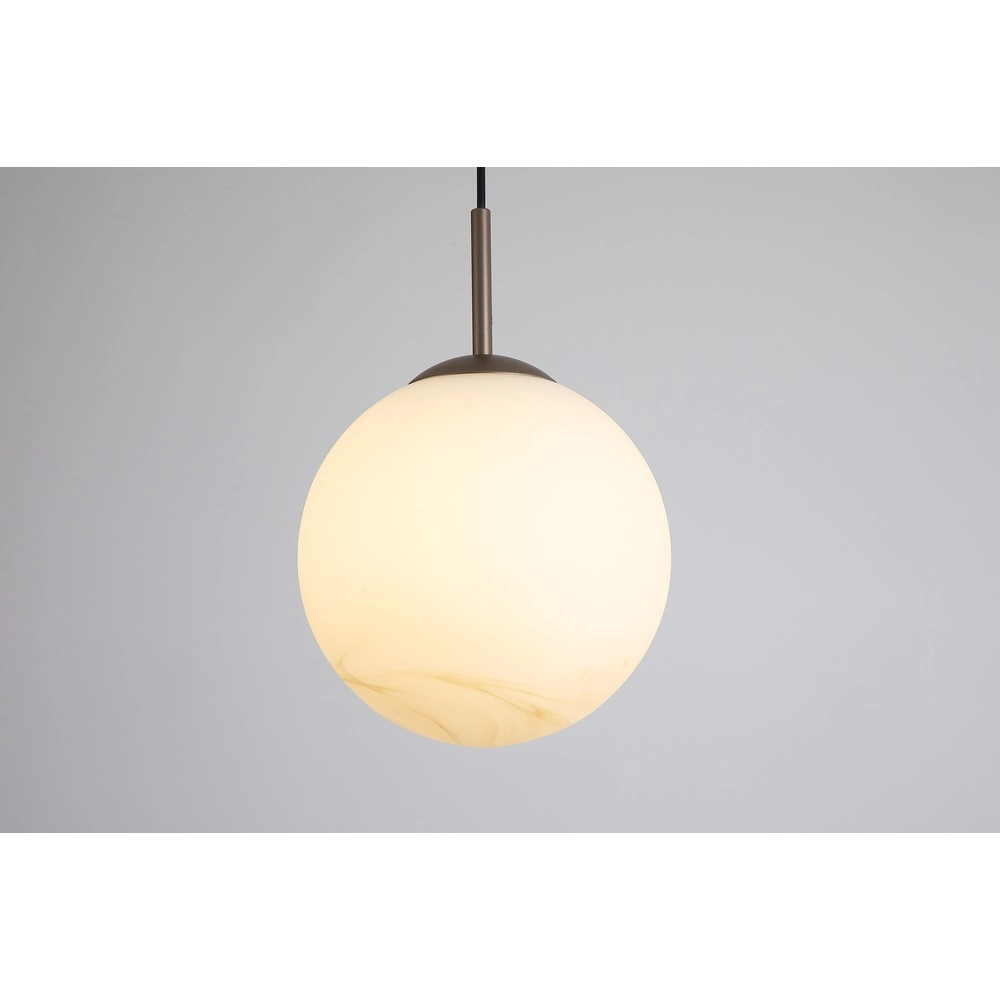 Hanglamp Carrara 1-lichts bruin Searchlight 5,05342E+12