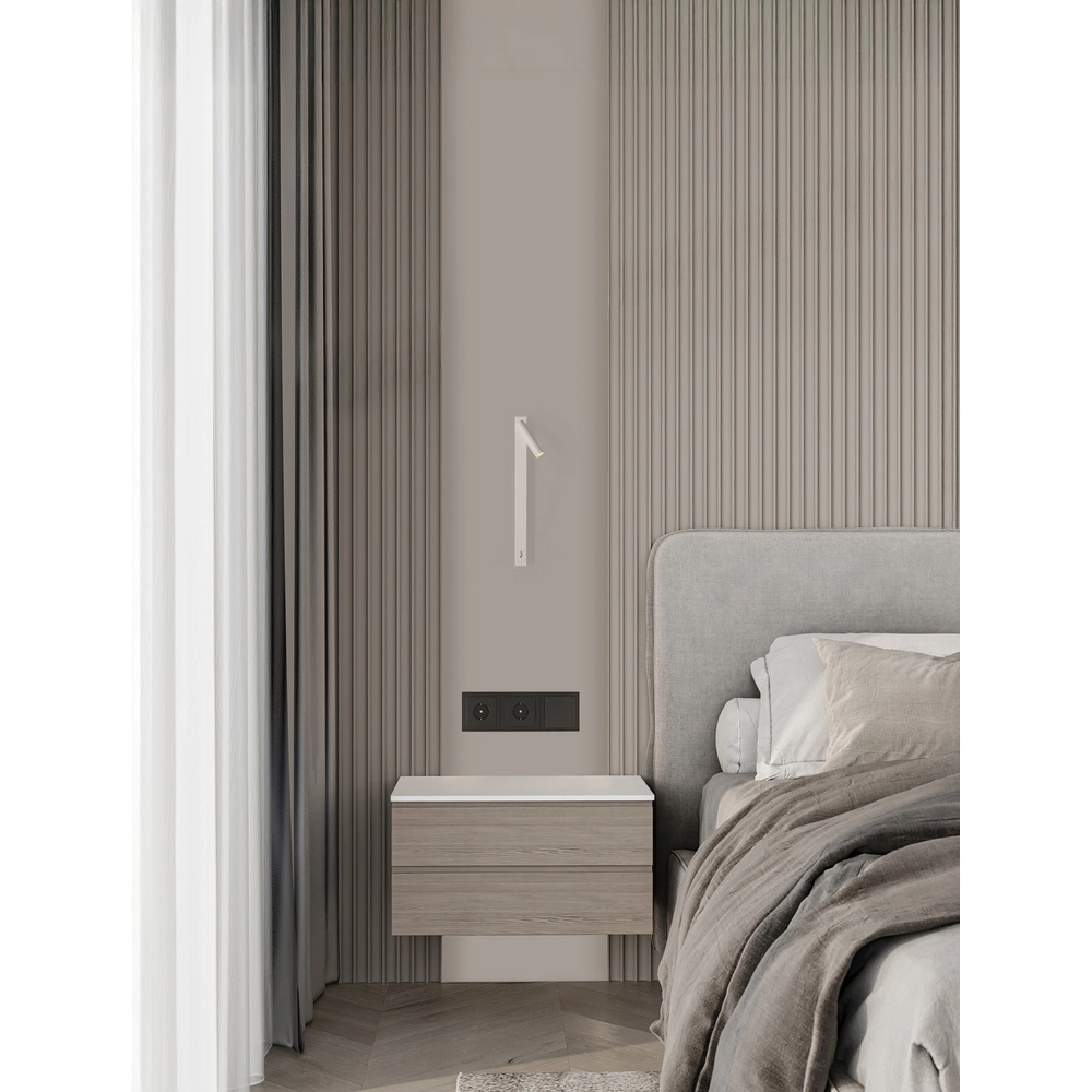 Bedlampje Tondo wit Lyora 5212017478092