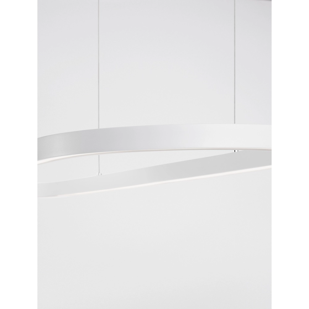 Ovale hanglamp Cuppe wit Lyora 5212017438508